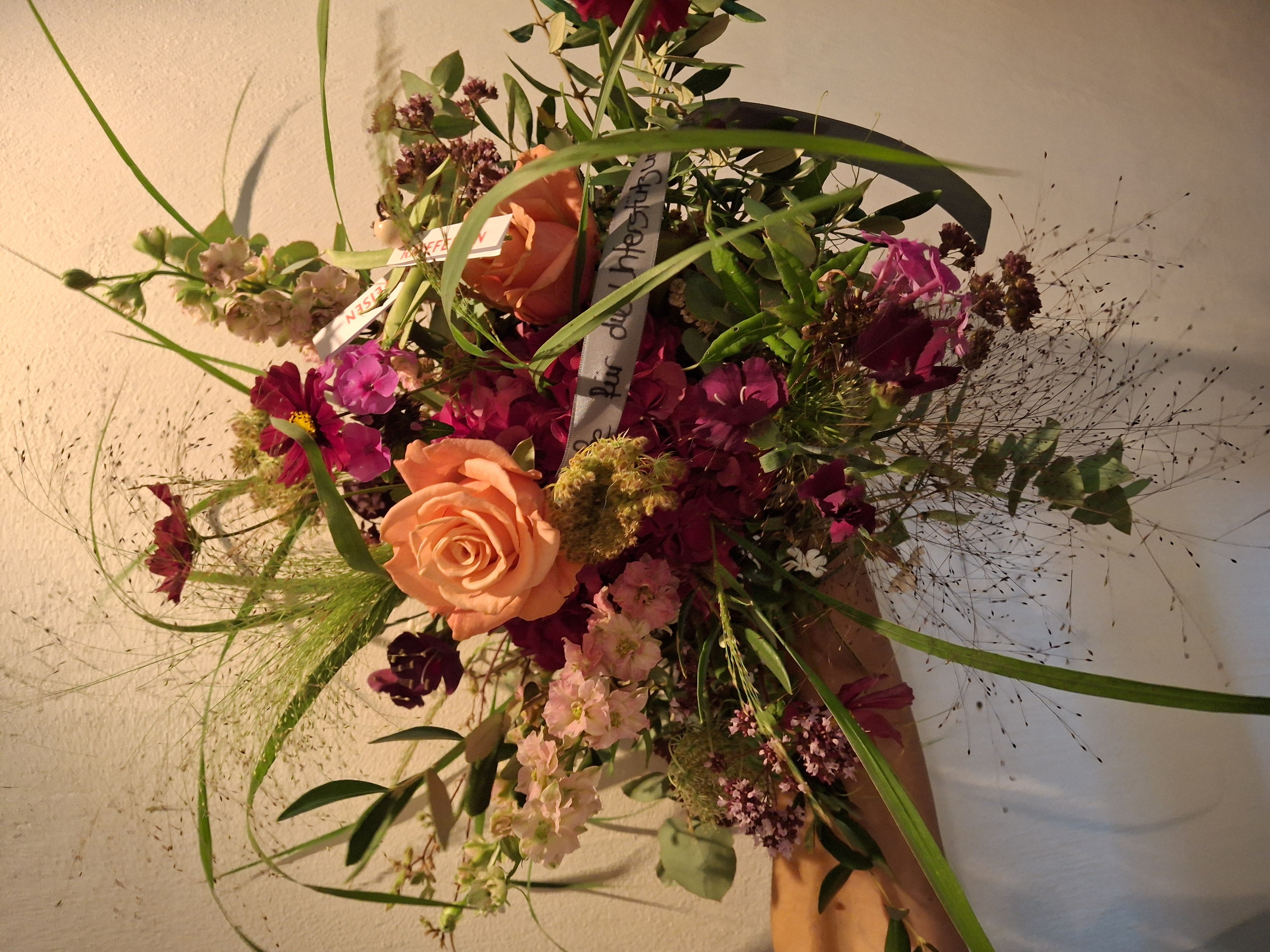 Blumenstrauss orange, pink