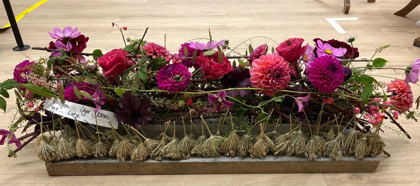 Blumen Empfang